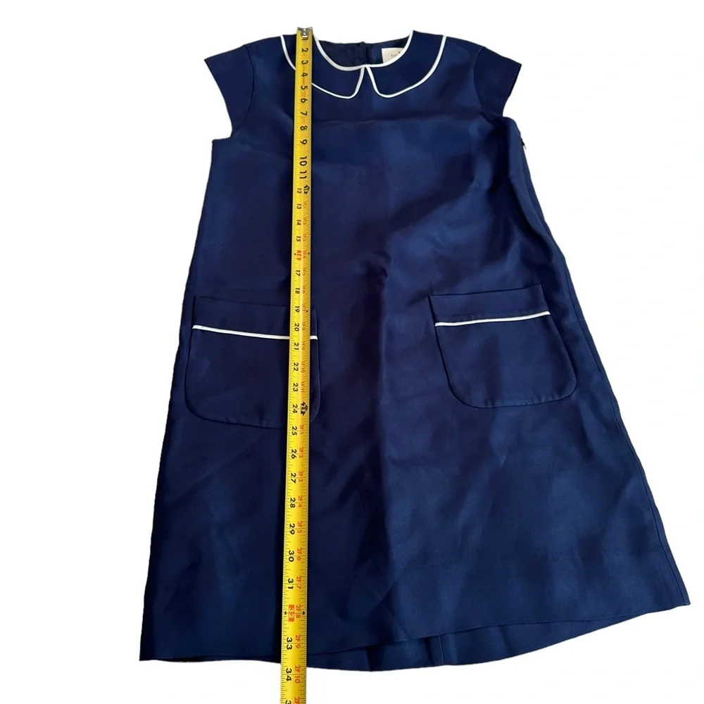 Kate Spade French Thelma Peter Pan Collar Dress Size 4 - Picture 12 of 17